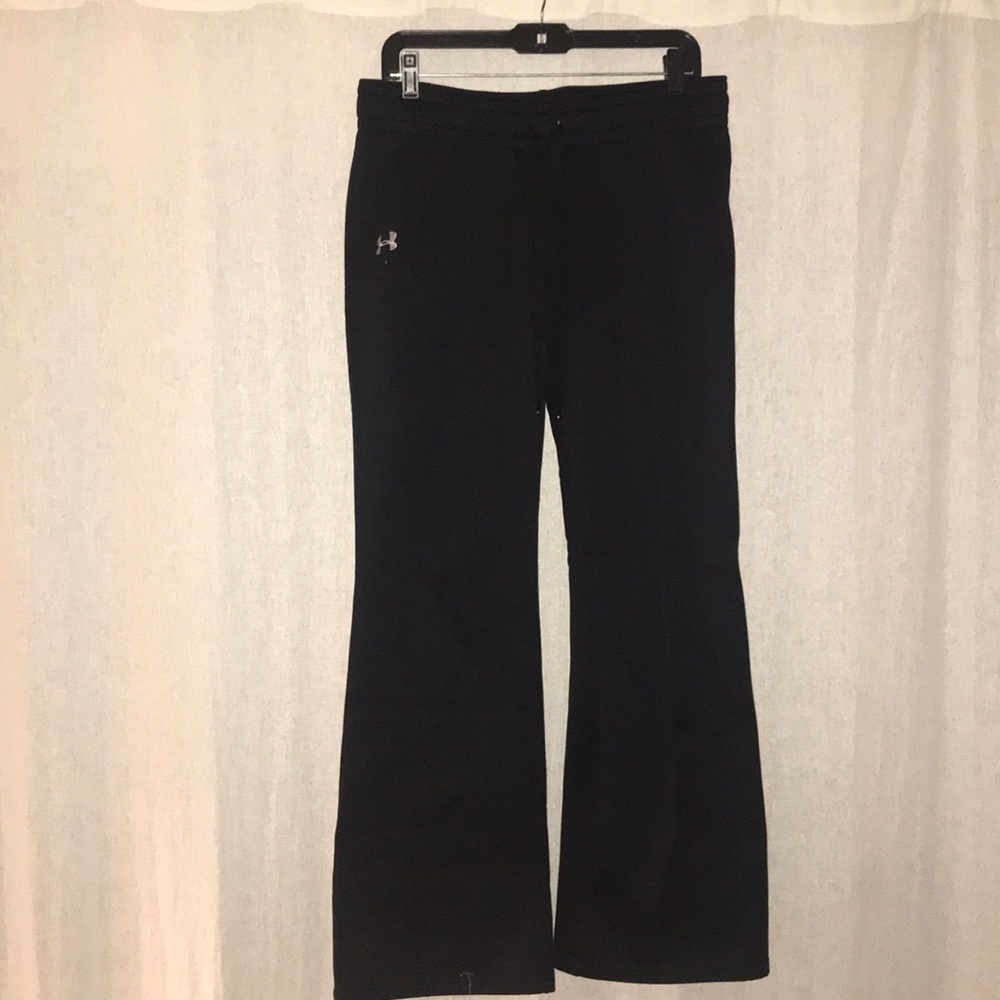 Black Under Armour semi-fitted sweatpants